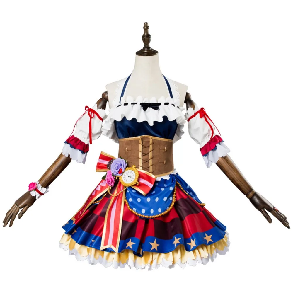 Обувь в стиле аниме «Живая любовь! Sunshine Kurosawa Dia Косплей Костюм Aqours шоколадный День Святого Валентина платье наборы Хэллоуин Карнавал женский костюм