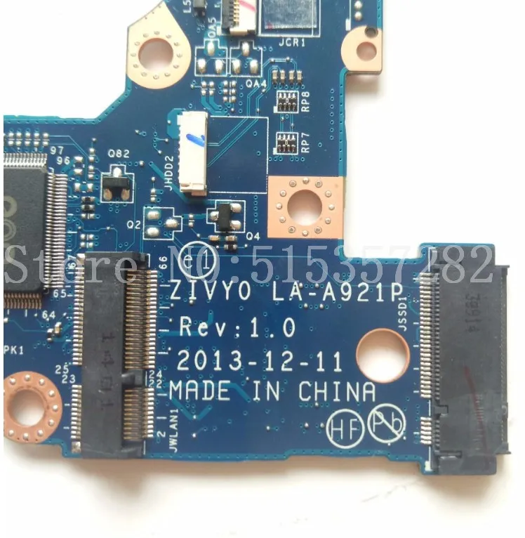 I5 4210 LA A921P материнская плата для ноутбука Lenovo YOGA 2 13 кормления Processador оперативной