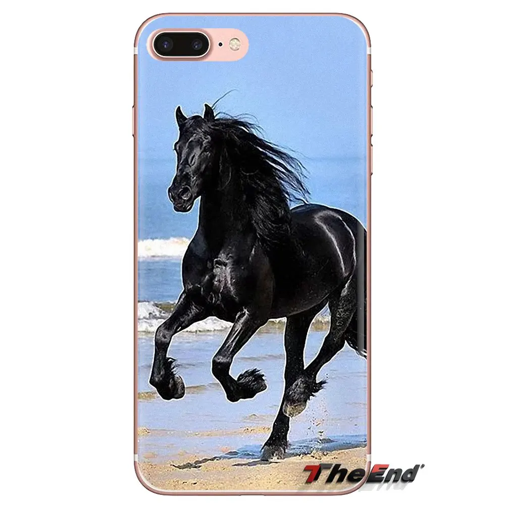 For Huawei G7 G8 P7 P8 P9 P10 P20 P30 Lite Mini Pro P Smart Plus 2017 2018 2019 Transparent Soft Cases Covers black Horse |