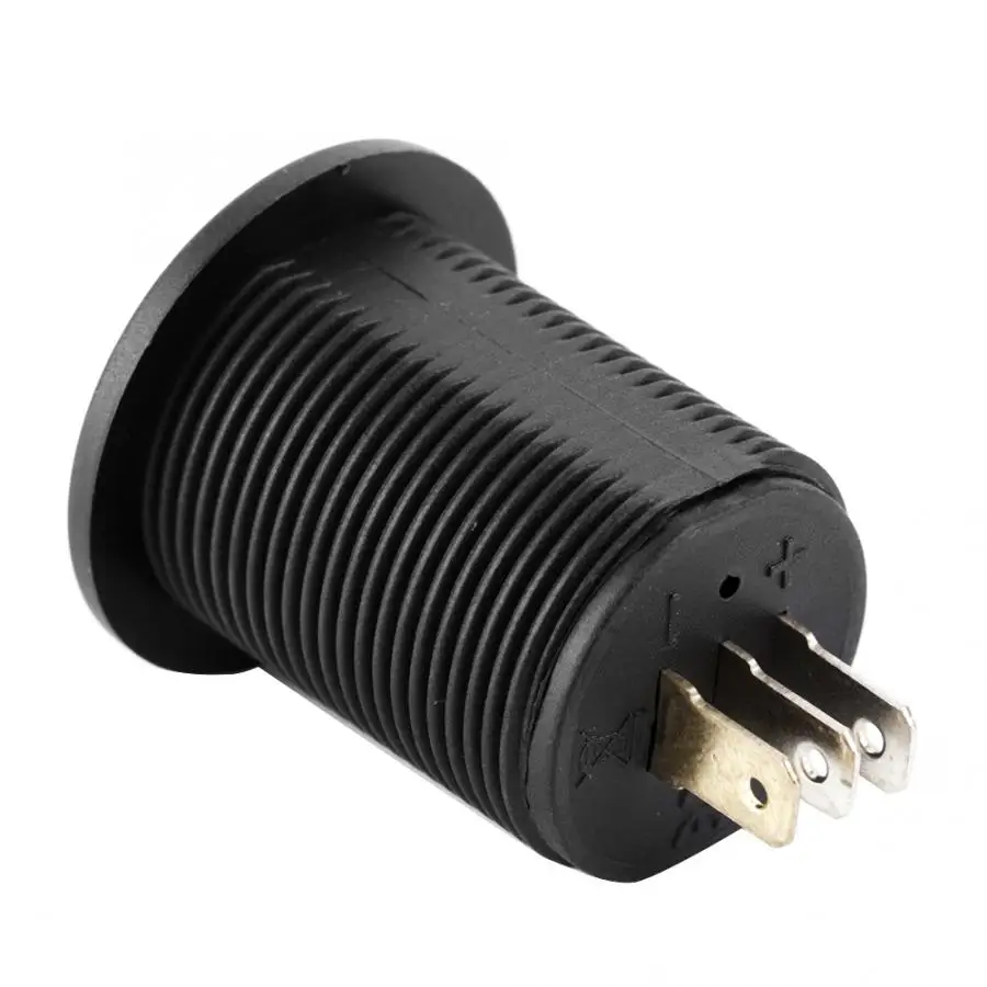 Цифровой светодиодный вольтметр амперметр Круглый измеритель тока для