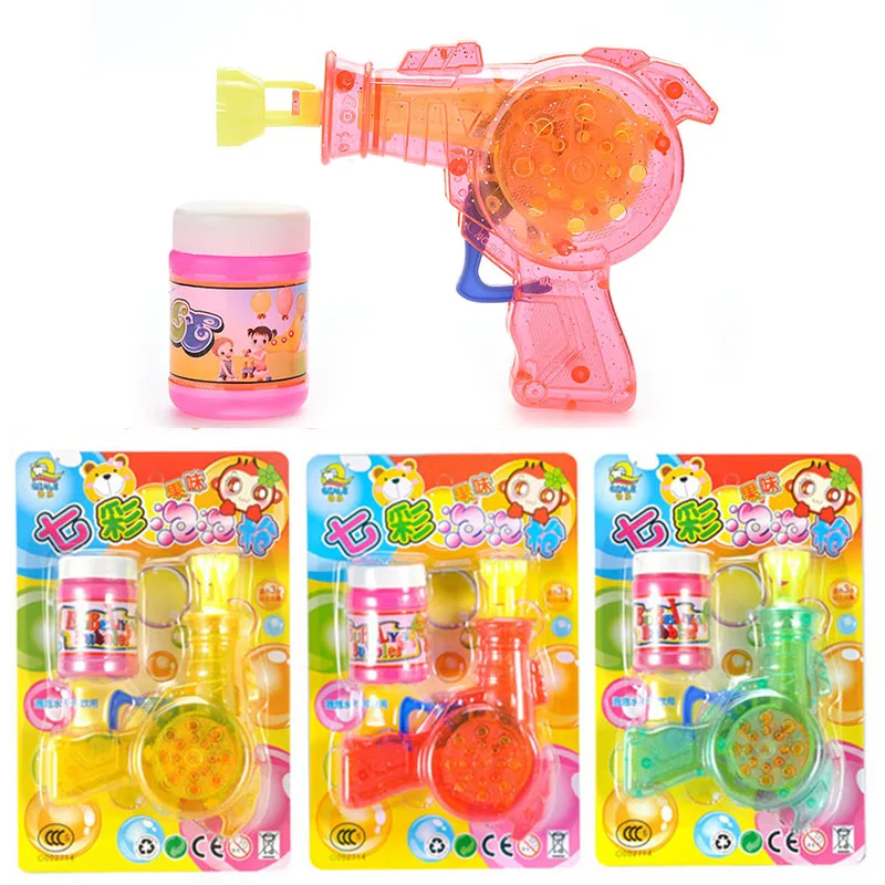 1 шт. Прекрасный Мультфильм Животных Мыло Вода Bubble Gun Для Детей На Открытом