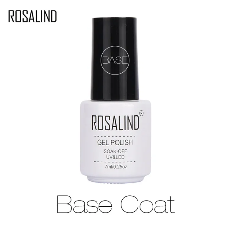 Base Coat Rosalind 7 мл сырный Гель-лак для красоты ногтей, цветной на выбор лак для дизайна ногтей, УФ светодиодный полуперманентный лак - Цвет: Base Coat