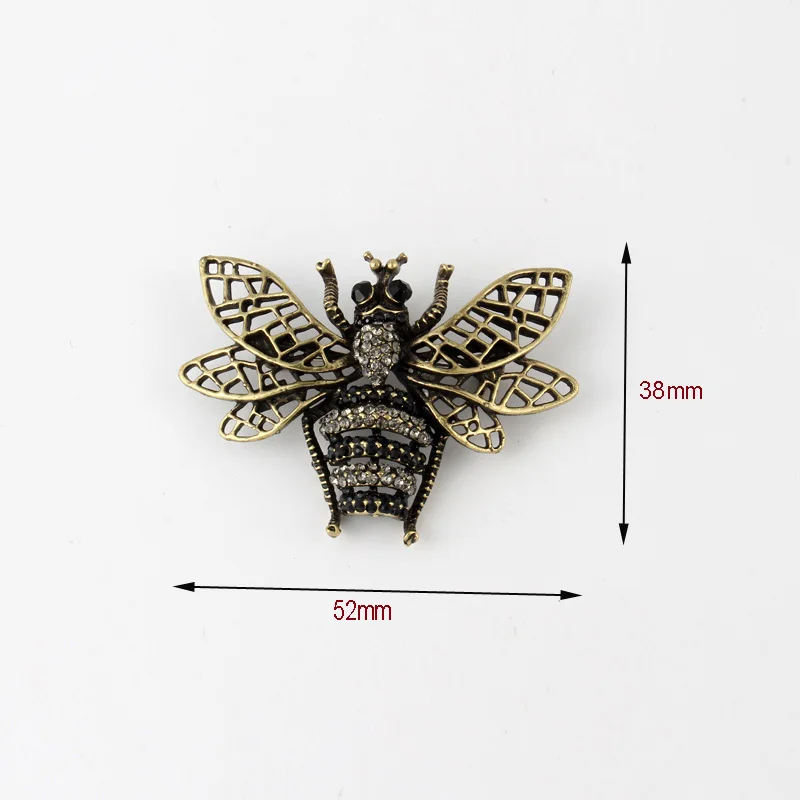 1 шт. Винтаж античная бронза Шмель Броши Для мужчин женщин пчела насекомое Брошь