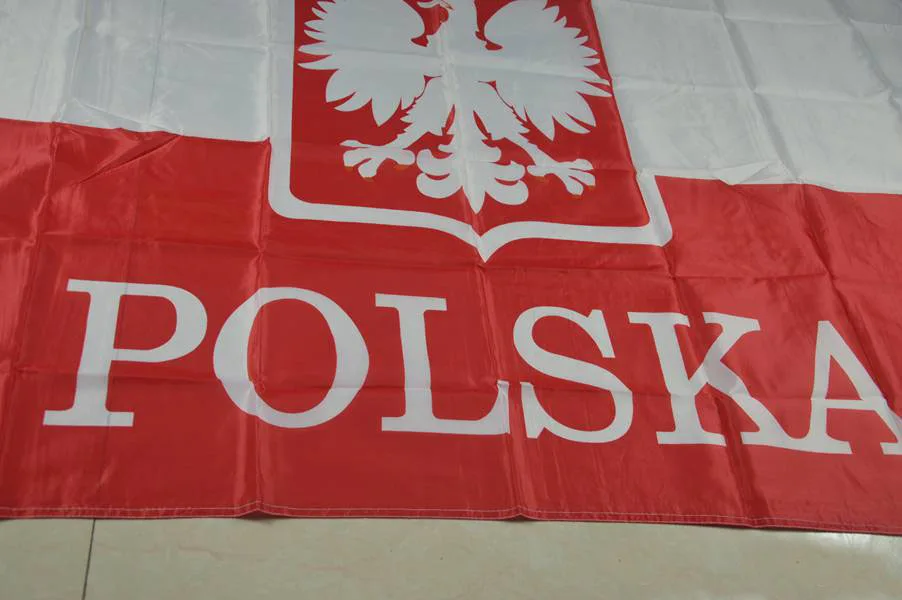 

3X5 OLD POLAND FLAG POLISH FLAGS WHITE EAGLE EU Indoor Outdoor 90*150cm Hanging Office/Activity/parade/Festival/Home Decoration