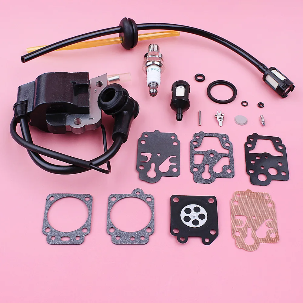 

Ignition Coil Spark Plug For Honda GX35 GX 35 Fuel Filter Line Grommet Carburetor Repair Kit Lawn Mower Engine Spare Part