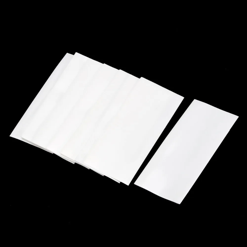 

Uxcell 50Pcs PVC Heat Shrink Tubing 23mm Flat Width Pre Cut Heat Shrink Wrap Tube for AA Power Supply 53mm Length White Clear