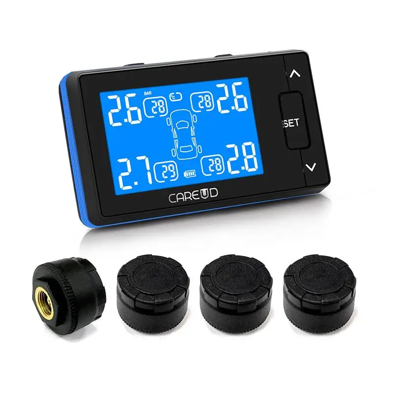 Система контроля давления в шинах TPMS с внешними датчиками и встроенным литиевым