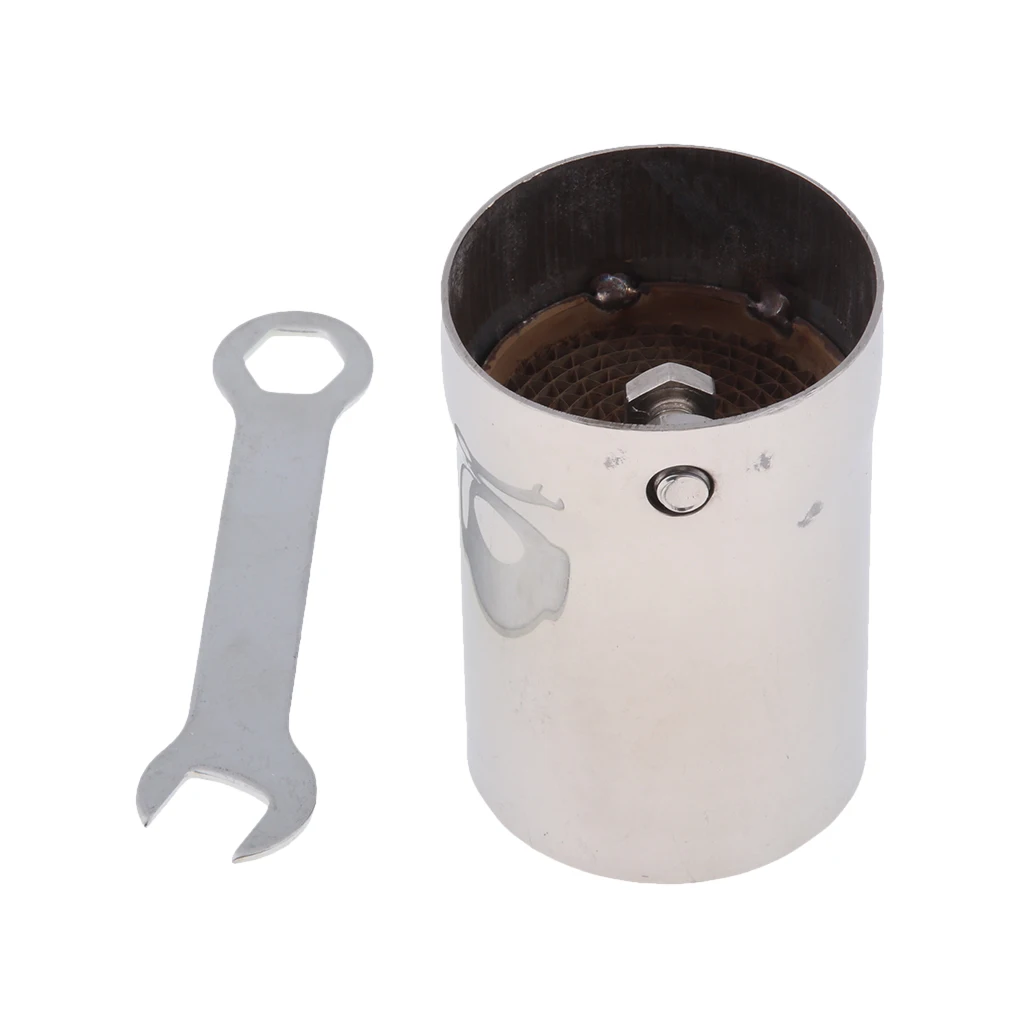 

1 Pcs Universal Exhaust Silencer Refit Motorcycle Exhaust Pipe DB Killer For Motorcycle 1.9x1.8x2.6″ Adjustable & Removable