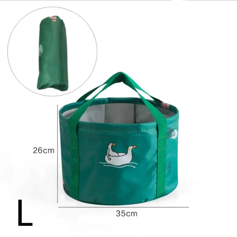 Портативное уличное складное ведро раковина водонепроницаемое дорожное для