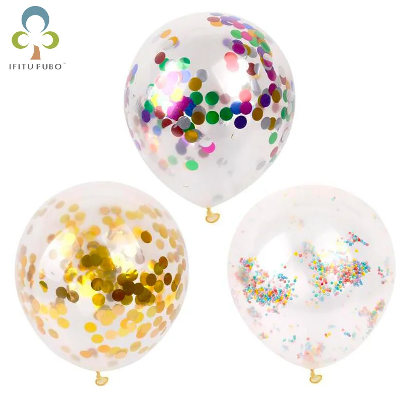 10 шт./лот Творческий 12 дюймов красочные блестки конфетти шар рождественское