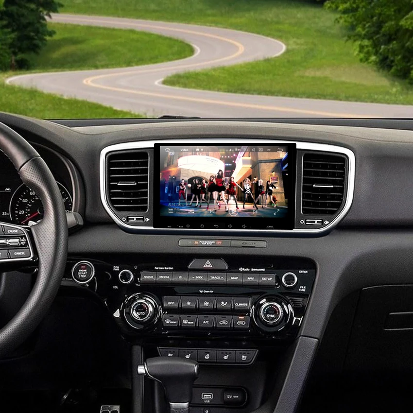Dinpei 9 дюймов Android 0 PX5 4G + 32G автомобильный мультимедийный плеер для KIA sportage 2018 2019 KX5 gps