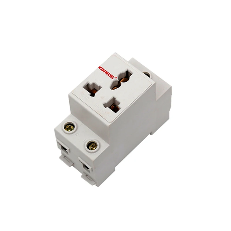 10 16A 250В однополюсная 2 полюсная 3 контактная вилка 35 мм на din рейке AC Power ac30