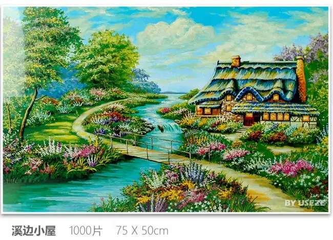 Ландшафтные головоломки, 1000 деталей, головоломки для взрослых, детские головоломки, ландшафтные Обучающие игрушки-пазлы для детей, пазлы для детей