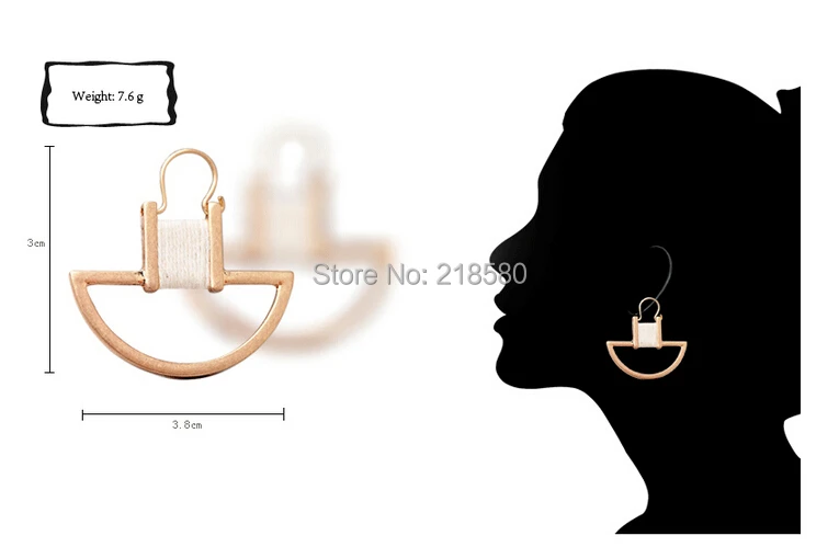 

YC Hand made Wire Wrapped Dangle Earrings YCE06