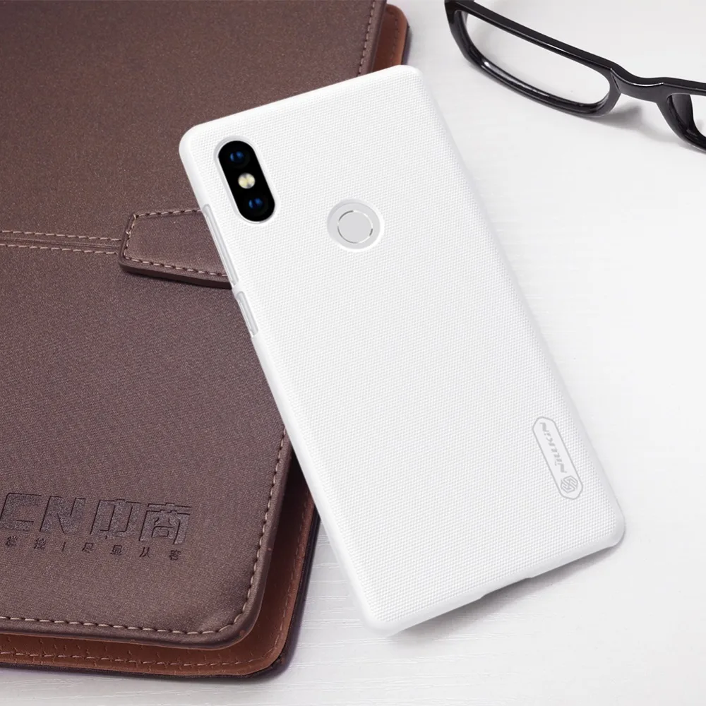Для Xiaomi Mi x 2s чехол Nillkin матовая жесткая задняя крышка из ПК с подарочным