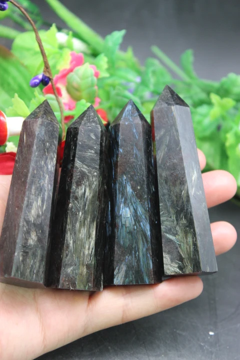 4 шт. 245 граммов натурального кварца желтого фейерверка волшебная палочка|fireworks| |