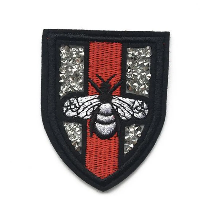 Новый патч знак пчелы ВЫСОКОЕ КАЧЕСТВО ШВЕЙНАЯ аппликация для одежды с вышивкой