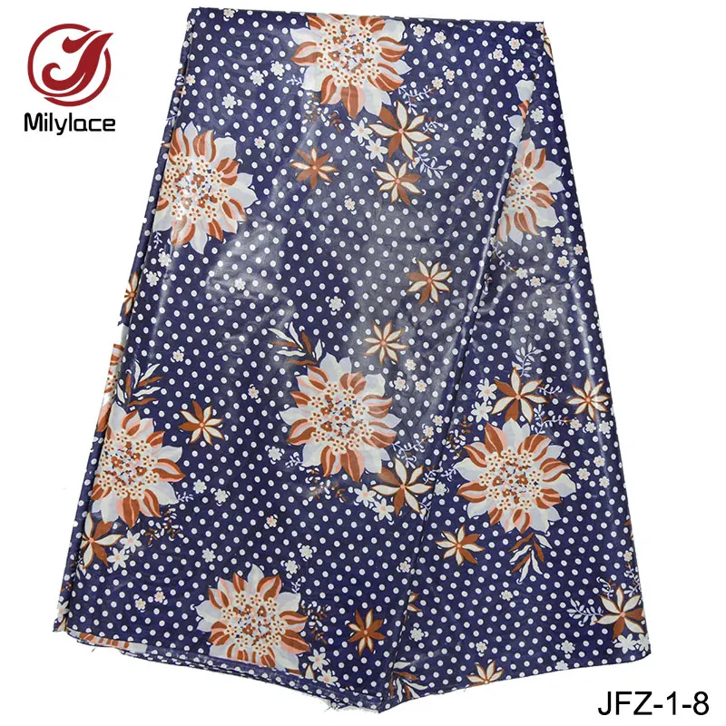 Африканский Базен brode хлопчатобумажной ткани высокого качества красивый цветок