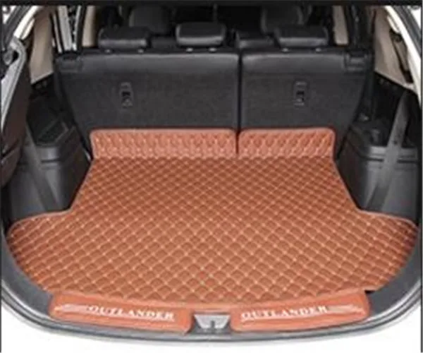 2.4 5 seats L Коврик для багажника автомобиля для Mitsubishi Outlander 2013- грузовой лайнер интерьерные аксессуары ковер автомобильный Стайлинг коврик для багажника - Цвет: 2.4 5 seats L