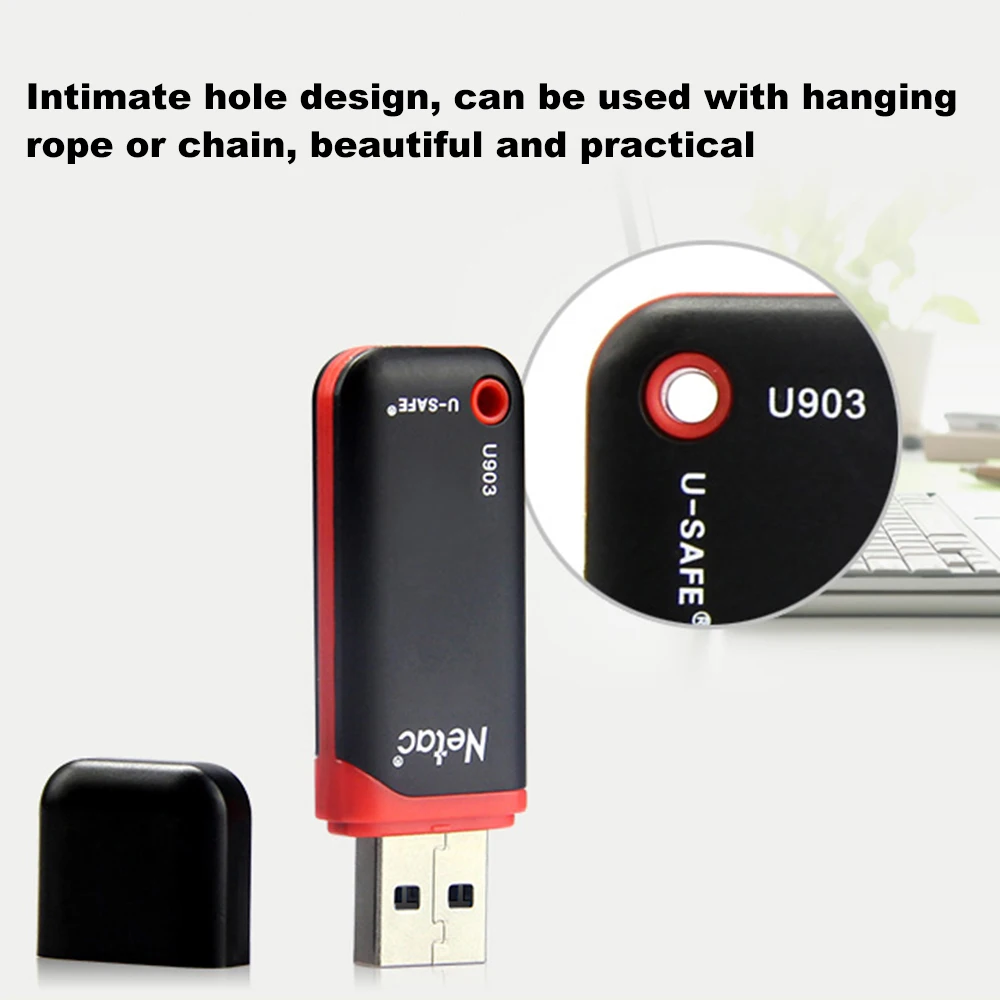 Netac U903 флеш-диск USB 2,0 8 ГБ 16 ГБ 32 ГБ 64 ГБ флеш-накопитель карта памяти высокоскоростной флеш-накопитель Пластиковый накопитель