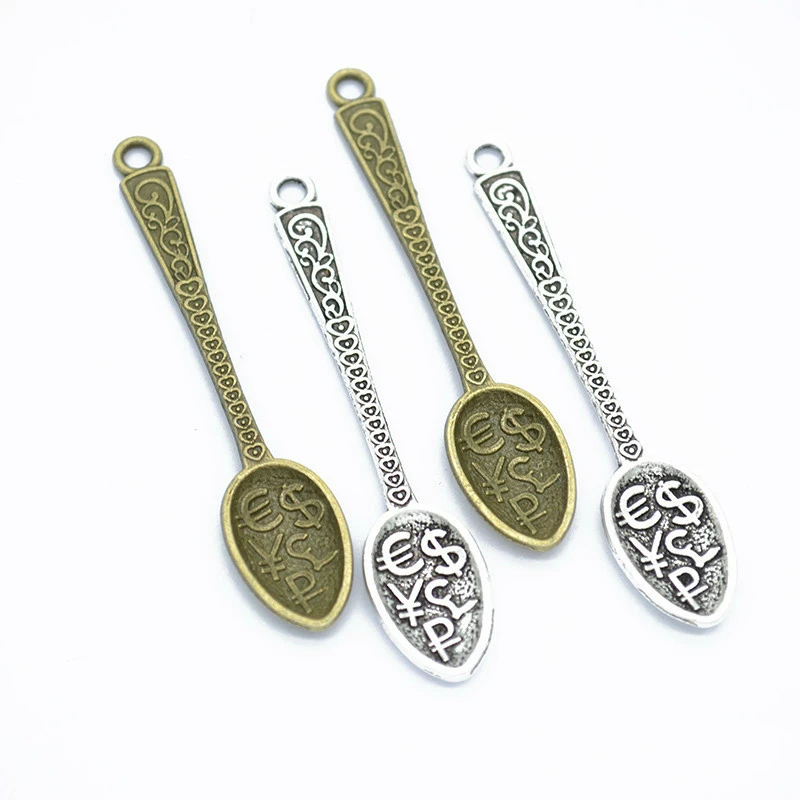 40 шт. Подвески ложка сделай сам изготовление ювелирных изделий подвеска серьги