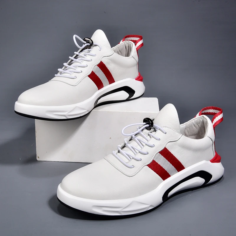 

Spring Autumn Winter Summer Genuine Leather Casual Shoes Men All-Match Cowhide Leisure Shoes Male Breathable Sneaker Fashion