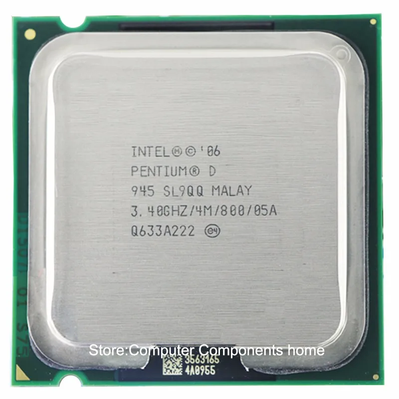 Процессор intel Pentium D 945 PD 945 intel D945(3,4 ГГц/4 м/800 ГГц) Socket LGA 775