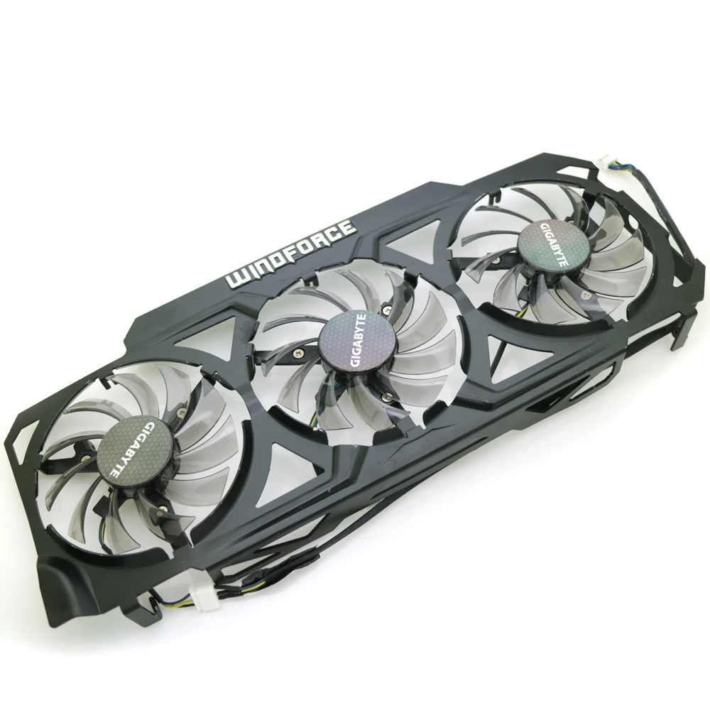Вентилятор PLD08010S12HH для видеокарты Gigabyte GeForce GTX670 видеокарта с кулером на 4 ГБ и