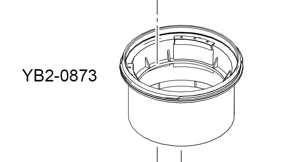 Новый и оригинальный для CANO EF 24 105 мм F4 IS L USM передний держатель крышки фильтра YB2