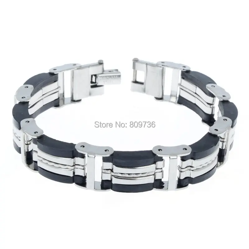 Лидер продаж мужской браслет золотого цвета из нержавеющей стали с шармами на