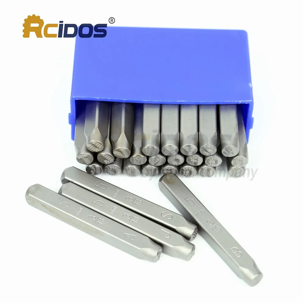 С буквенным принтом для детей 3 4 5 мм точка штампы RCIDOS Сталь слово Пробивной