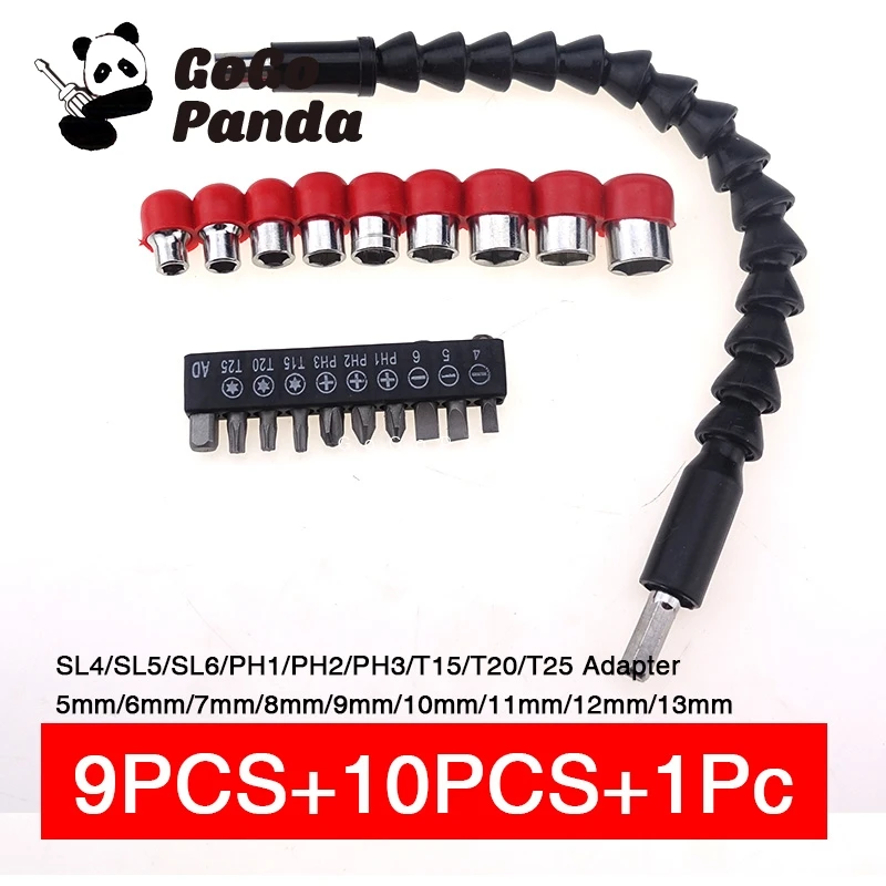 Бесплатная доставка Набор шестигранных бит с шестигранным хвостовиком 1/4 &quot5 13