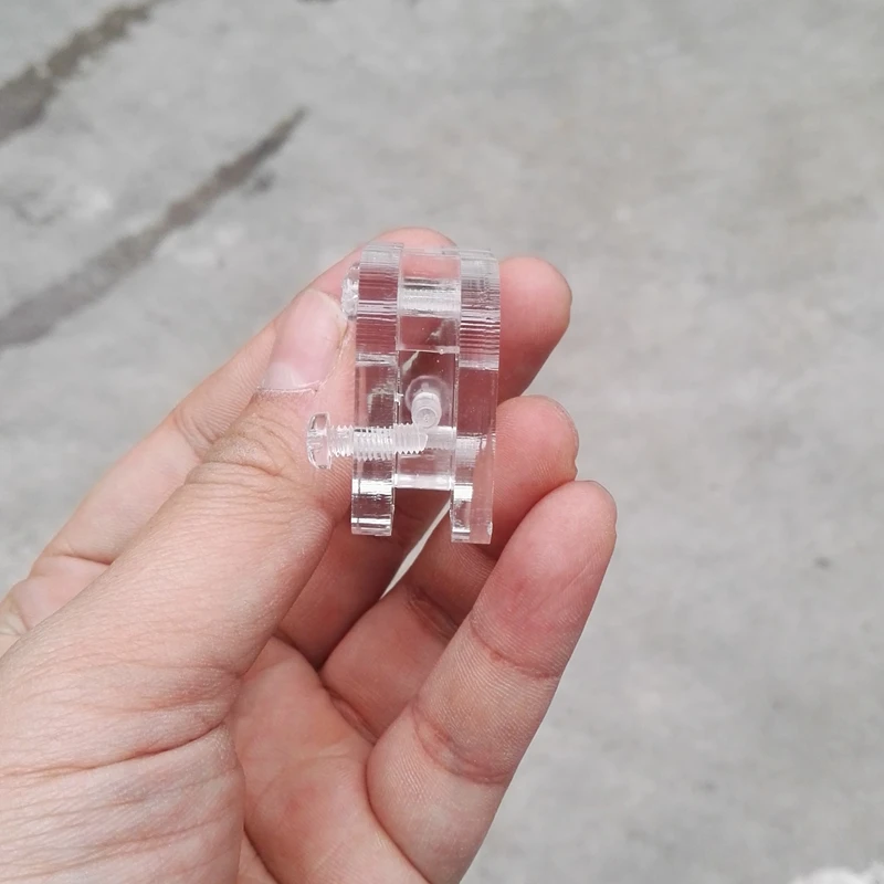 Акриловый клипборд для аквариума зажим диафрагмы 4 шт. аксессуары фиксатор