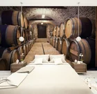 Самоклеящаяся виниловая наклейка на стену с изображением винного погреба