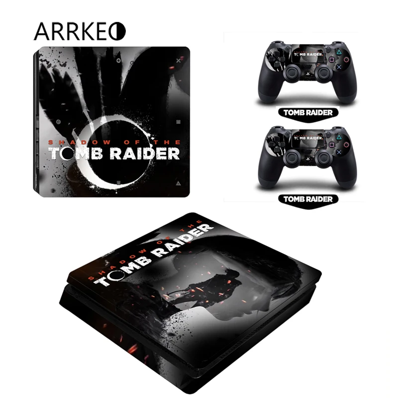 ARRKEO популярная игра Shadow of the Tomb Raider чехол для PS4 тонкая наклейка Sony PlayStation 4 консоль