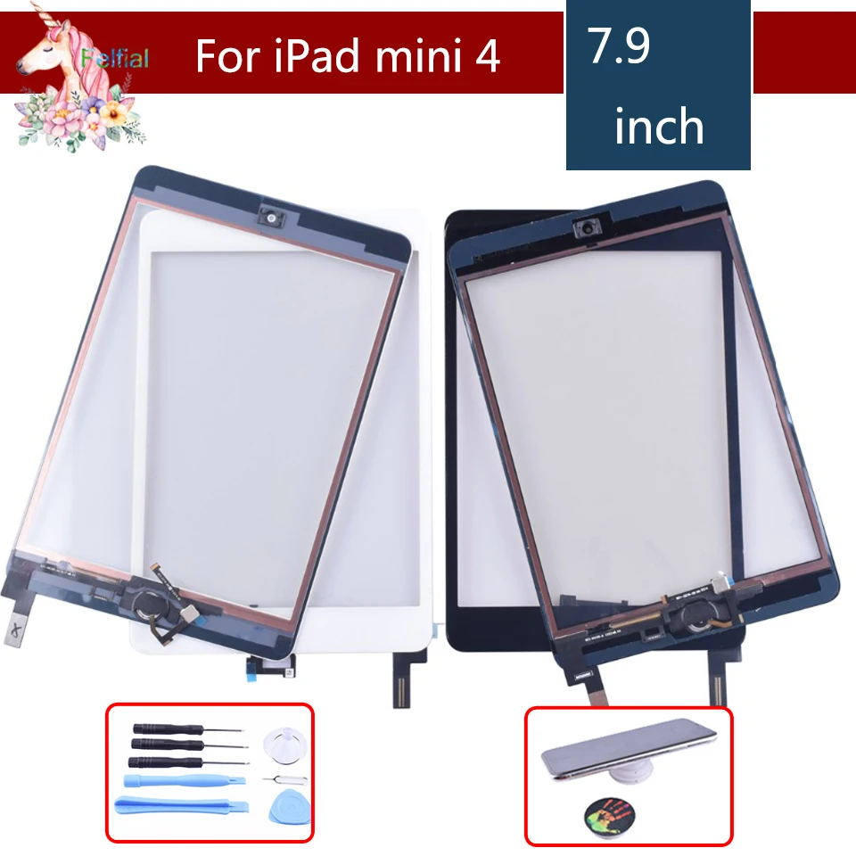 Оригинальный сенсорный экран для apple iPad mini 1 2 3 4 дигитайзер с кнопкой Home сборка
