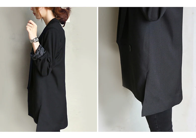 Деловой маленький костюм осенний и зимний новый тонкий женский с длинными