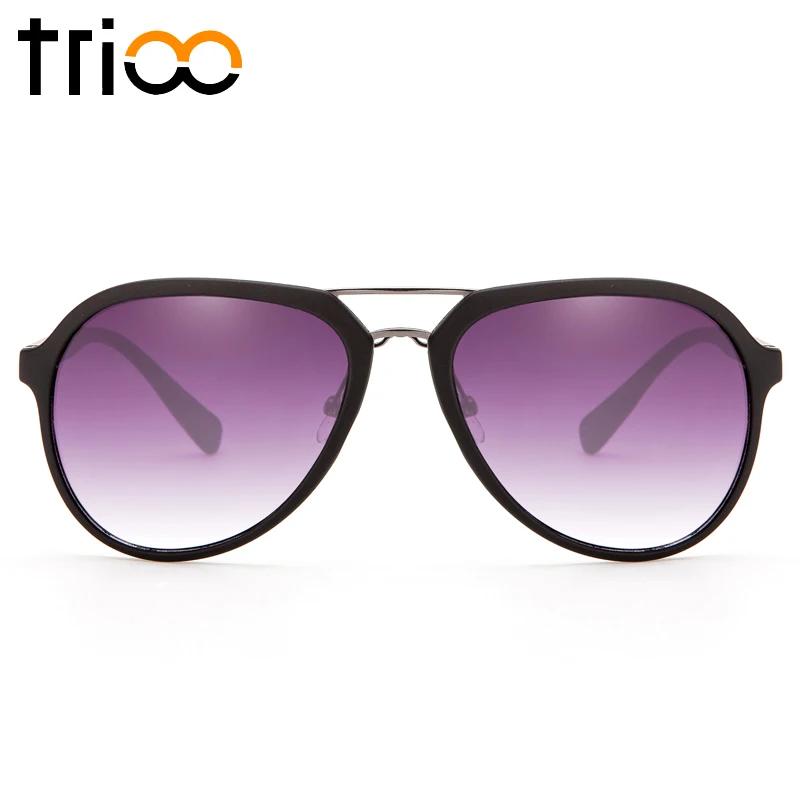 TRIOO Простые солнцезащитные очки классные матовые мужские Gafas de sol высокое