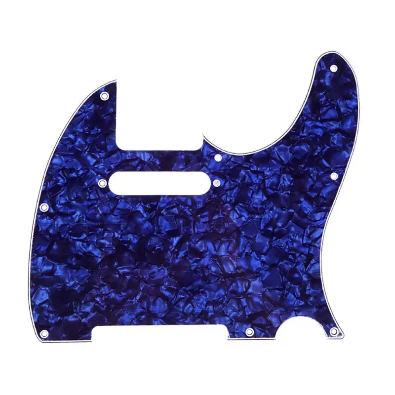 3Ply состаренная перламутровая Накладка для гитары Tele style Гитара Pickguard состаренная белая жемчужина музыкальный инструмент Аксессуары для гитары 7 цветов