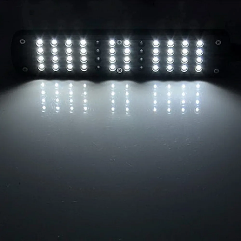 48 LED DC 15 в 3 Вт 2 режима пластиковые аквариумные рыбные растения растут клип на