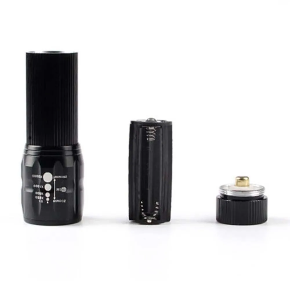 Q5 светодиодный фонарик 2000лм фонарь 3 режима Водонепроницаемый масштабируемый