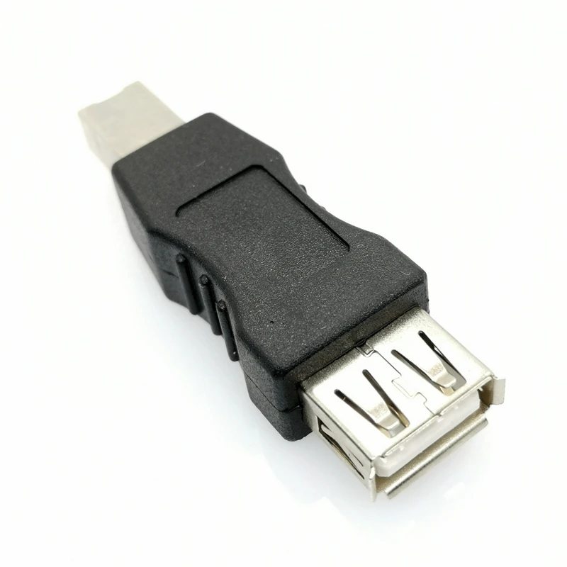 Переходник с USB 2 0 A на B папа портативный черный мини-адаптер AF BM для пк компьютера