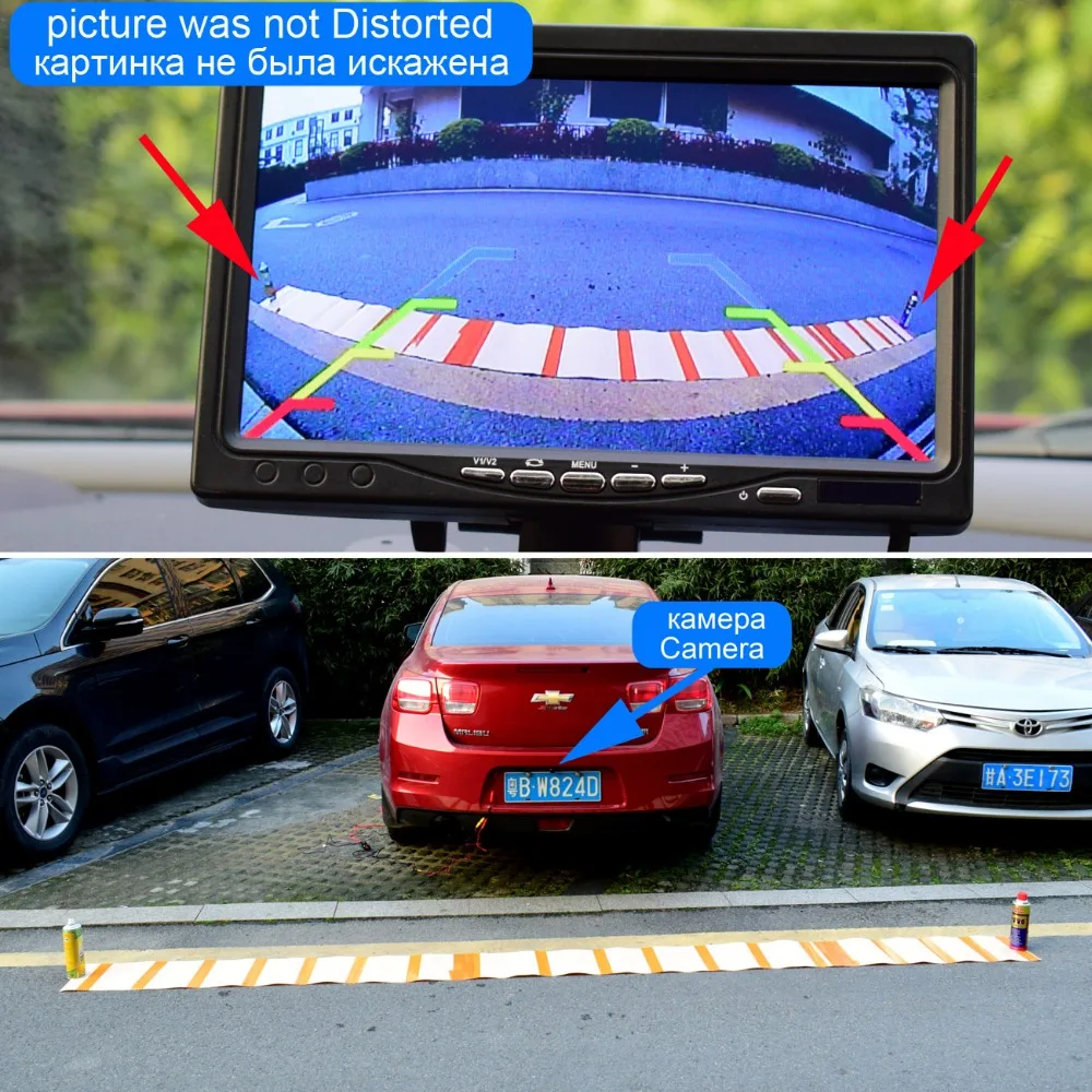 XCGaoon Q4 CCD 170 градусов Автомобильная камера заднего вида 4 слойная стеклянная линза