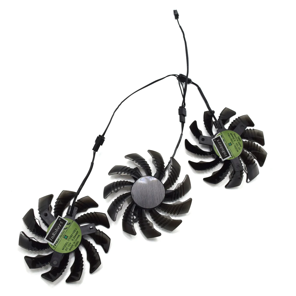75 мм T128010SU PLD08010S12H 3Pin 0.35A кулер вентилятор Замена для Gigabyte 7970 GTX 970 GAMING G1 Видеокарта охлаждения