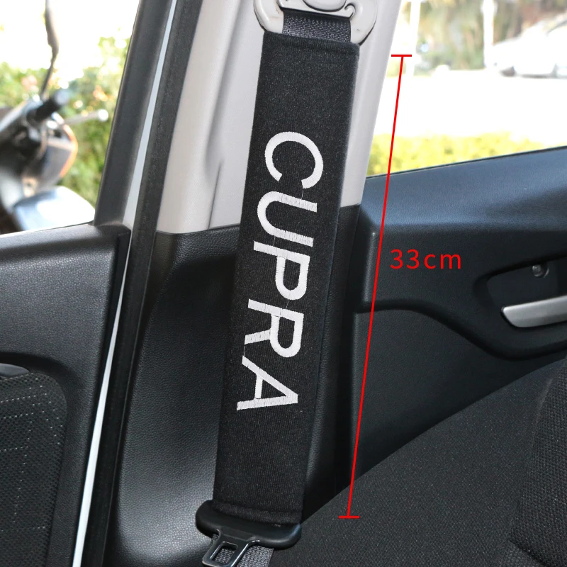 33 см чехол для ремня безопасности автомобиля Стайлинг авто сиденья Cupra Leon Lbiza Altea