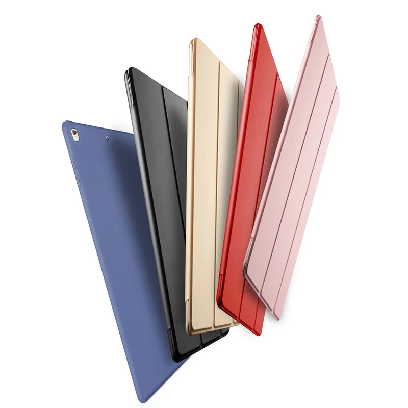Чехол для нового iPad Pro 10 5 дюйма 2017 ZVRUA с мягкой силиконовой основой + умный чехол из