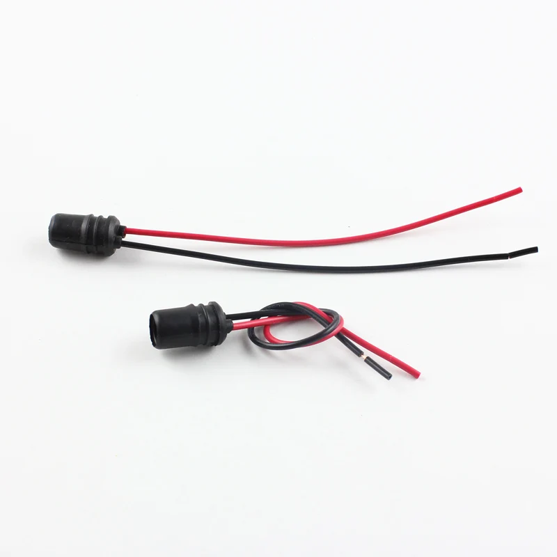 

FSYLX 80x T10 держатель светодиодной лампы разъем адаптера кабельный разъем для автомобиля T10 W5W ширина светодиода с поворотом сбоку маркер свет ...