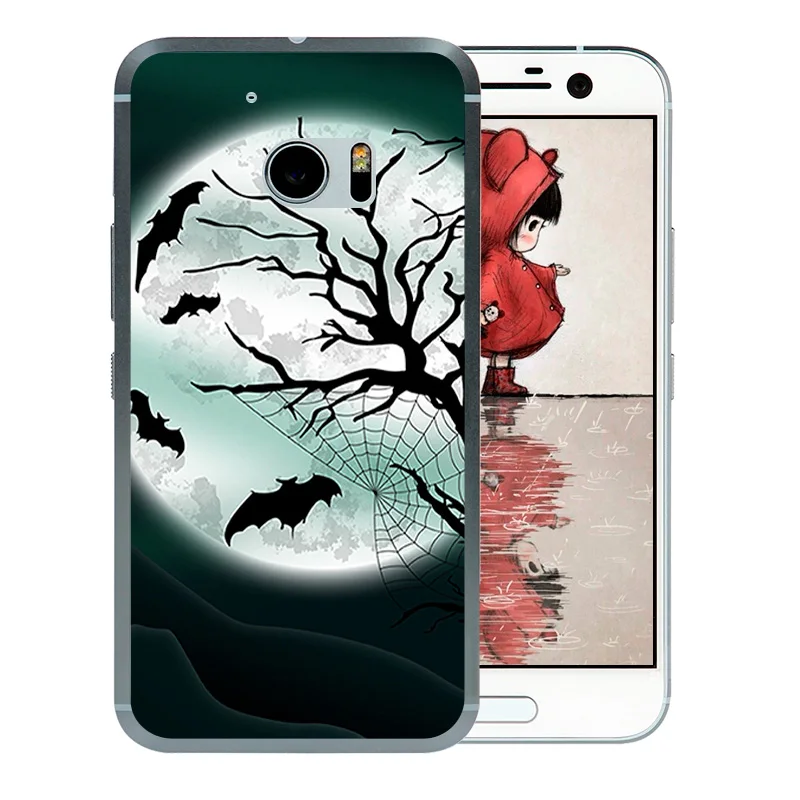 5.2 inch for HTC One M10 Phone Cases Coque Space Moon Pattern Crytal Silicone Htc Matte Anti Knock Funda |