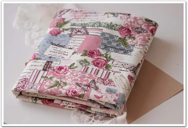 Новая однотонная ткань хлопок очаровательные пакеты Лоскутная Ткань ручная