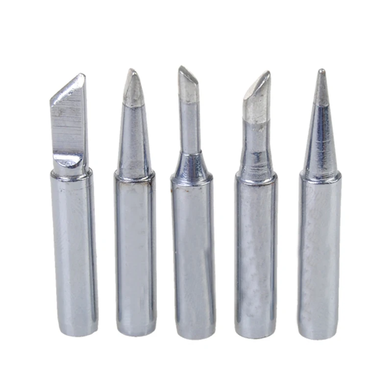 

High Quality 5 Pcs Steel Head Electric Soldering Iron Tip Set New